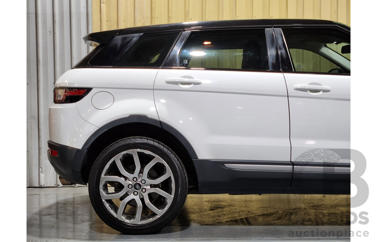 6/2016 Range Rover Evoque TD4 150 SE LV MY16.5 5d Wagon White 2.0L Turbo Diesel