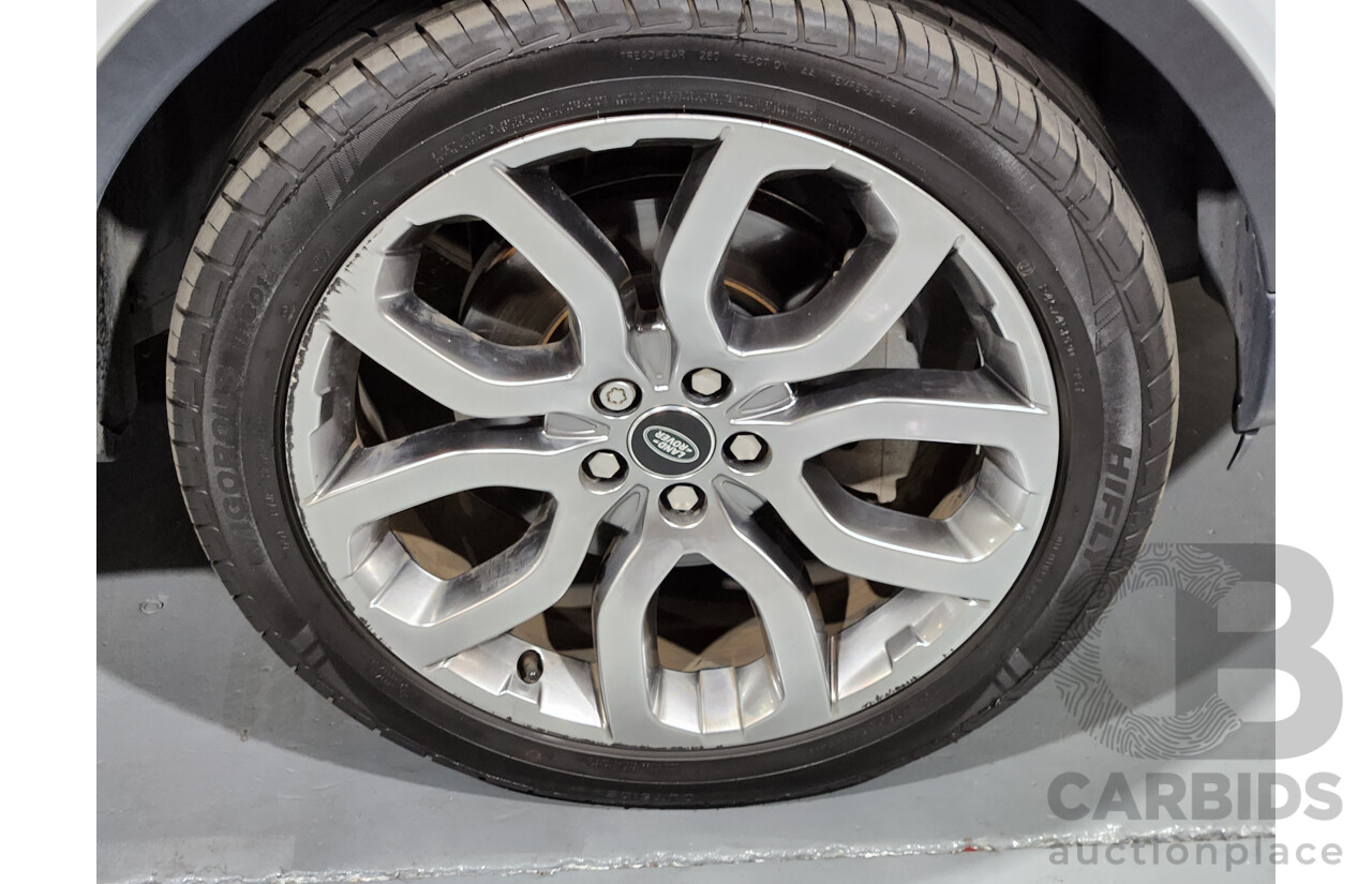 6/2016 Range Rover Evoque TD4 150 SE LV MY16.5 5d Wagon White 2.0L Turbo Diesel