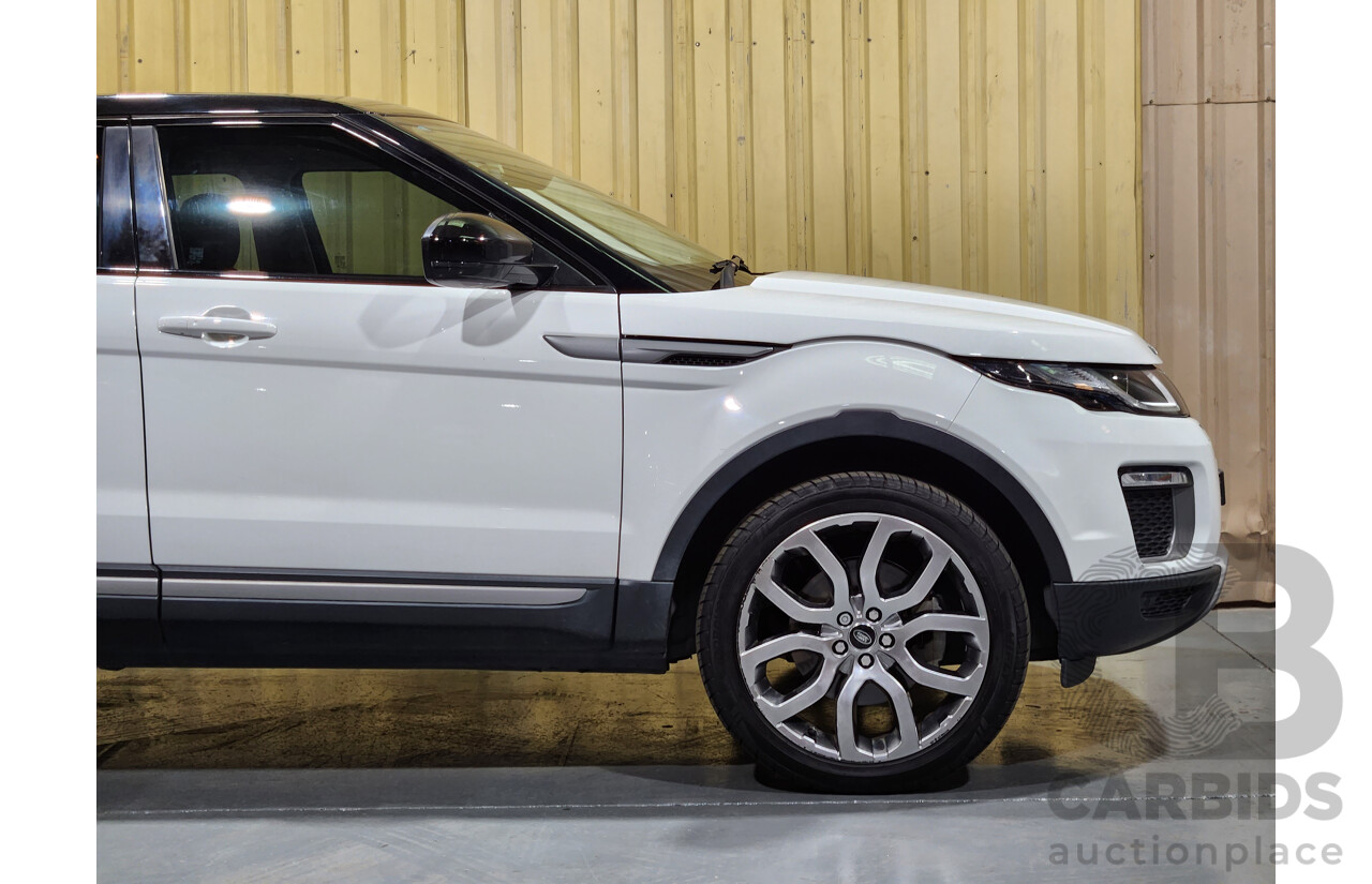 6/2016 Range Rover Evoque TD4 150 SE LV MY16.5 5d Wagon White 2.0L Turbo Diesel