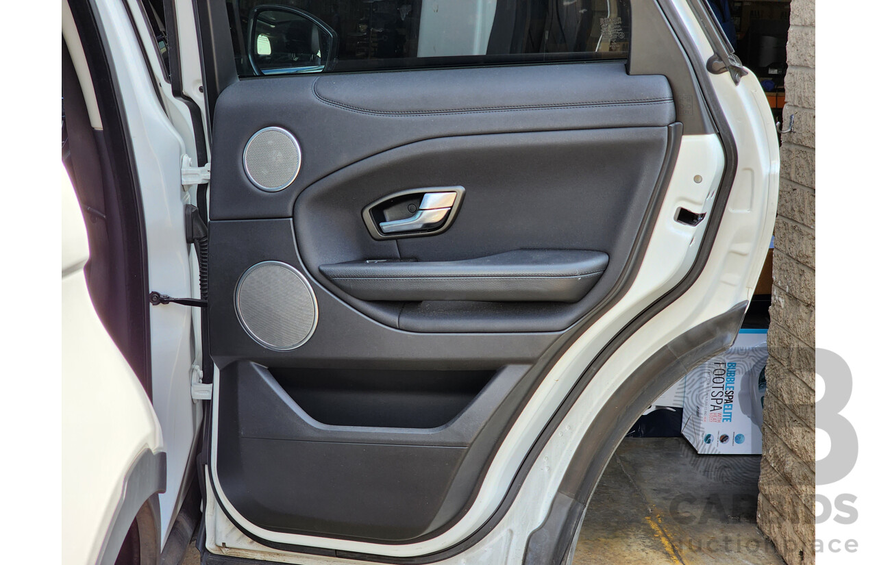 6/2016 Range Rover Evoque TD4 150 SE LV MY16.5 5d Wagon White 2.0L Turbo Diesel