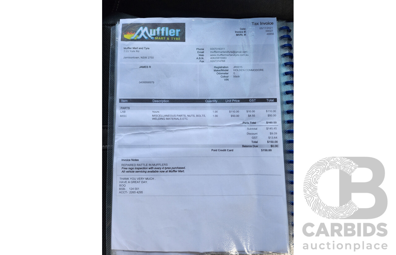 3/2015 Holden Commodore SS-V Redline VF MY15 4d Sedan Silver 6.0L V8