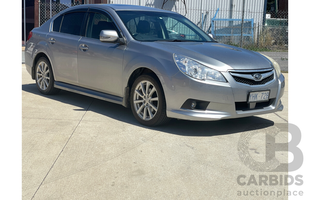 11/2010 Subaru Liberty 2.5i Premium MY11 4d Sedan Silver 2.5L