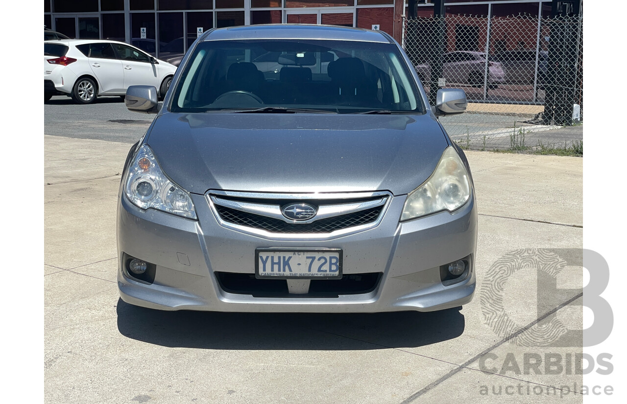 11/2010 Subaru Liberty 2.5i Premium MY11 4d Sedan Silver 2.5L