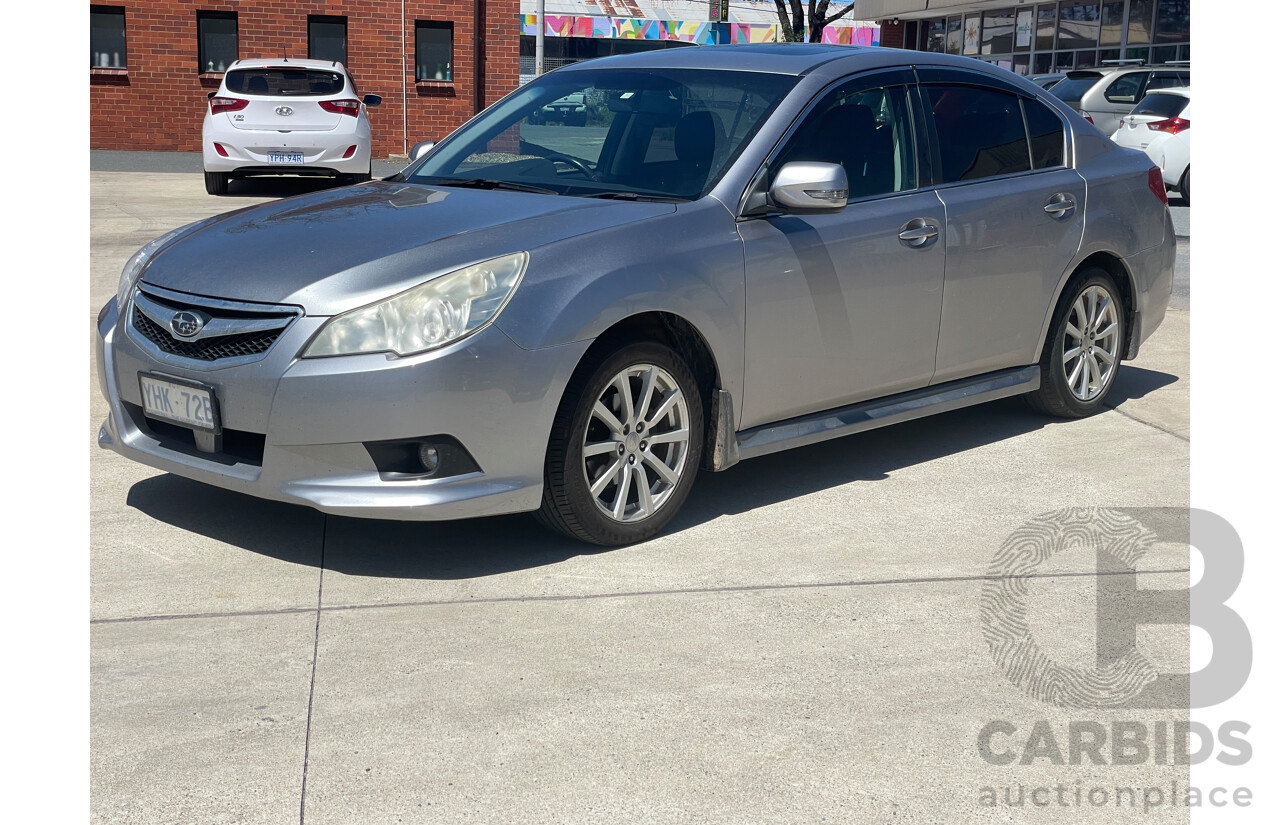 11/2010 Subaru Liberty 2.5i Premium MY11 4d Sedan Silver 2.5L