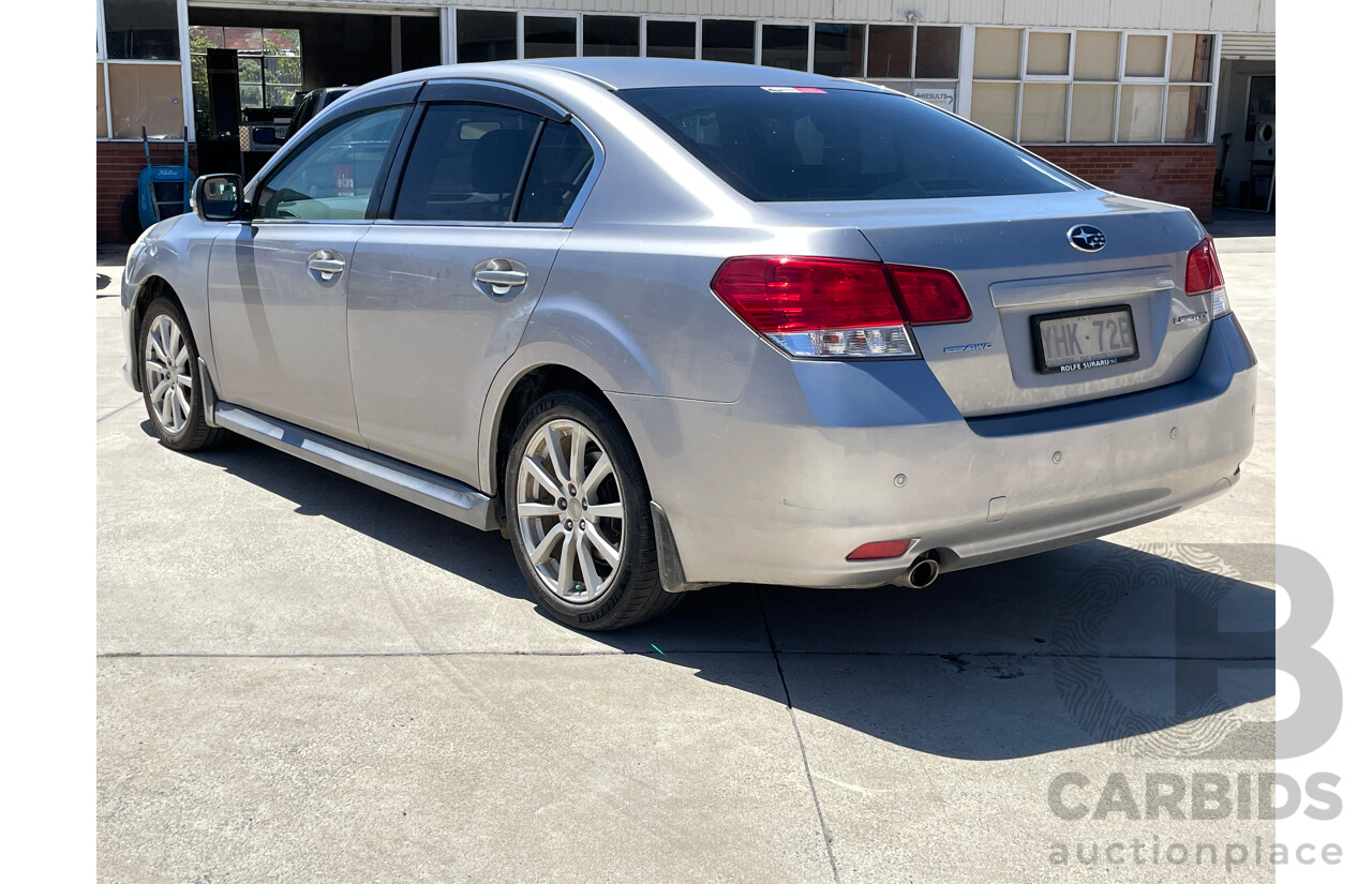 11/2010 Subaru Liberty 2.5i Premium MY11 4d Sedan Silver 2.5L