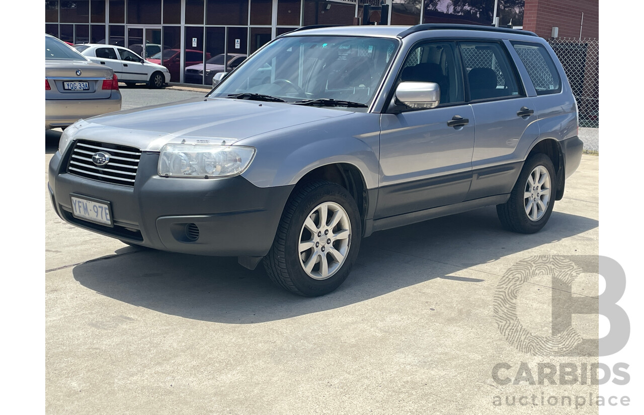 10/2007 Subaru Forester X MY07 4d Wagon Silver Or Chrome 2.5L