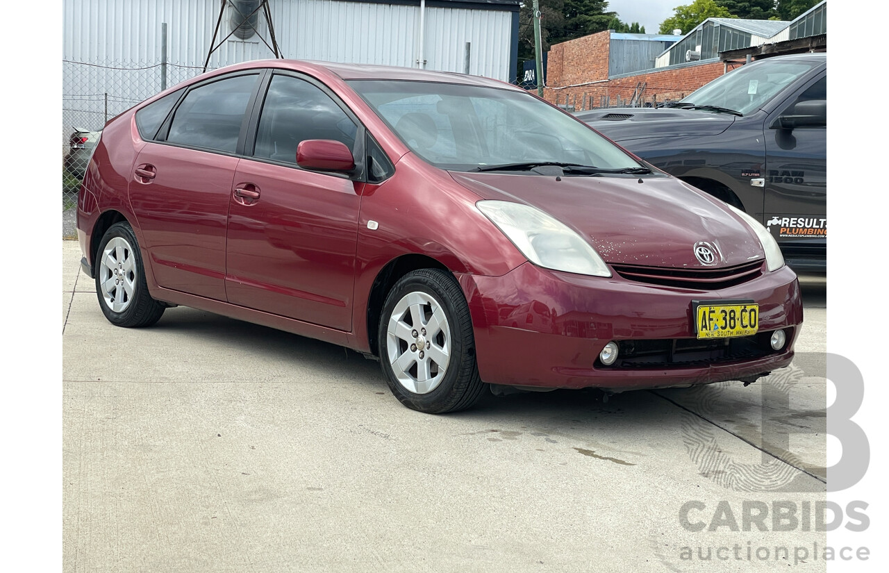 7/2005 Toyota Prius I-Tech Hybrid NHW20R 5d Hatchback Red 1.5L