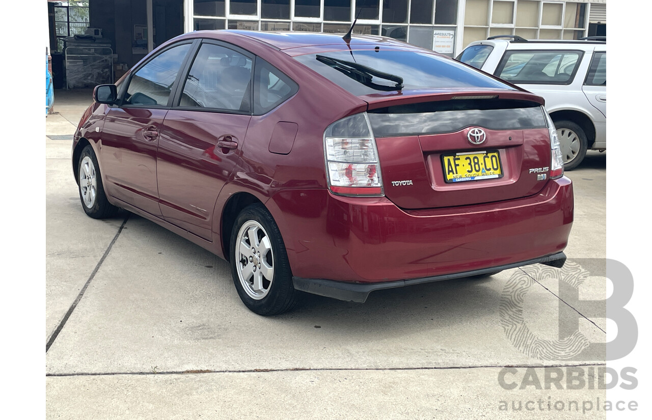 7/2005 Toyota Prius I-Tech Hybrid NHW20R 5d Hatchback Red 1.5L