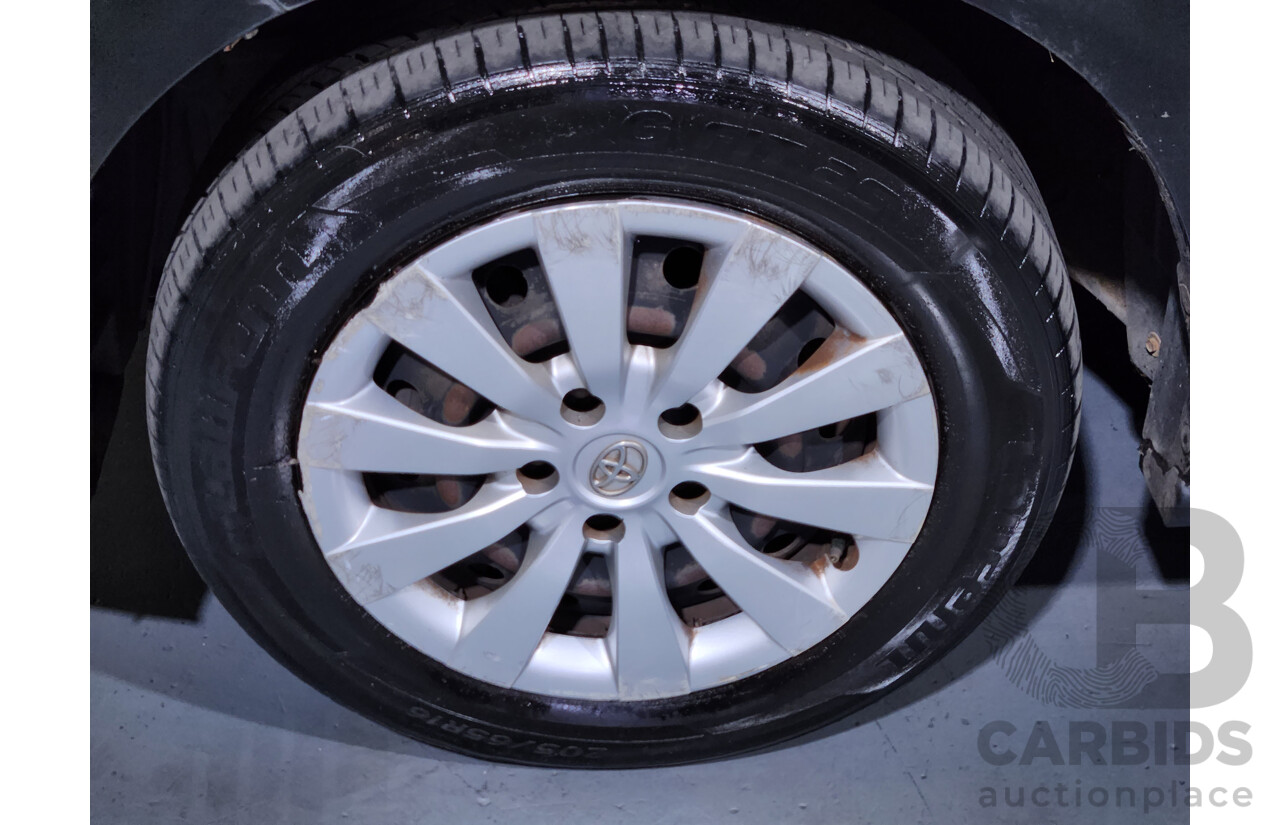 12/2011 Toyota Tarago GLi ACR50R 4d Wagon Black 2.4L - 8 Seater