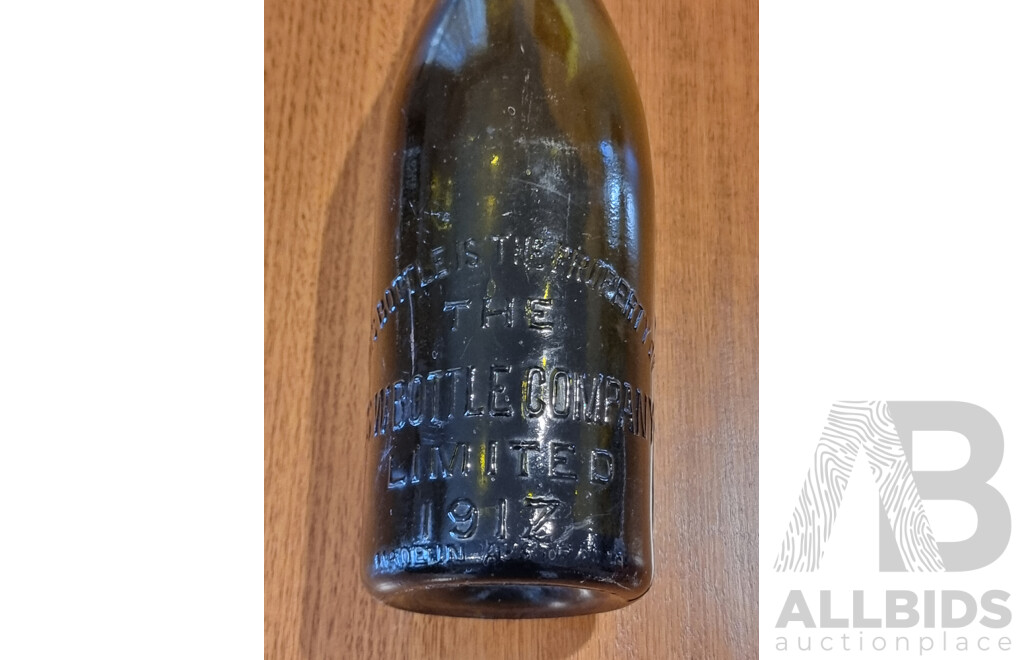 Antique/Vintage Bottles - NSW Bottle Co. and Holbrook and Co. - Quantity of 2