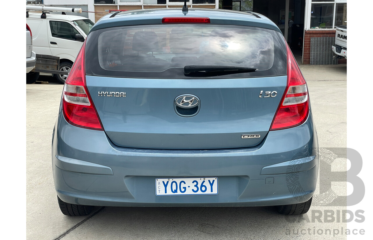 1/2009 Hyundai i30 SX 1.6 CRDi FD MY09 5d Hatchback Blue 1.6L