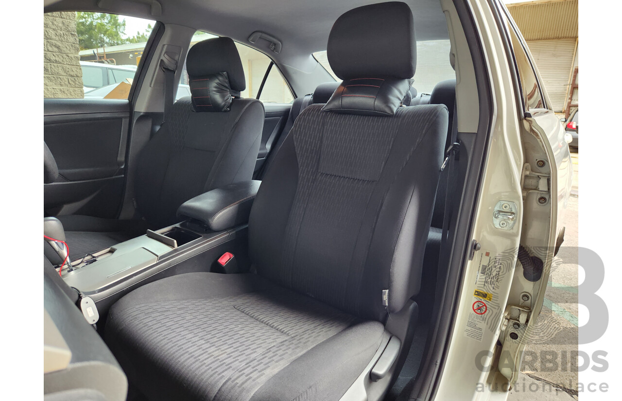 2/2010 Toyota Aurion AT-X GSV40R 09 UPGRADE 4d Sedan Diamond White 3.5L