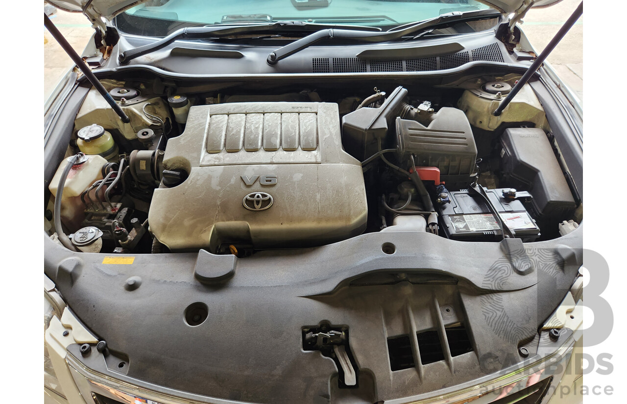 2/2010 Toyota Aurion AT-X GSV40R 09 UPGRADE 4d Sedan Diamond White 3.5L