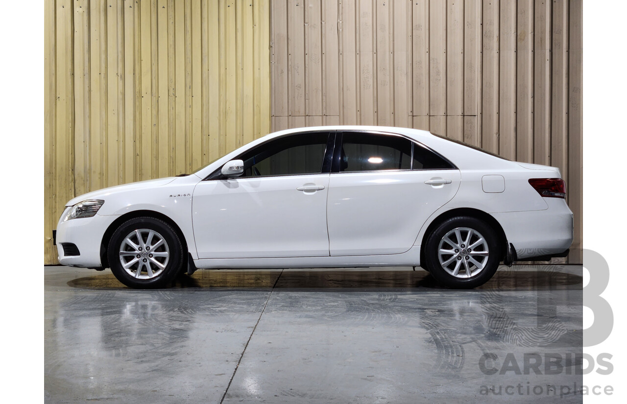 2/2010 Toyota Aurion AT-X GSV40R 09 UPGRADE 4d Sedan Diamond White 3.5L