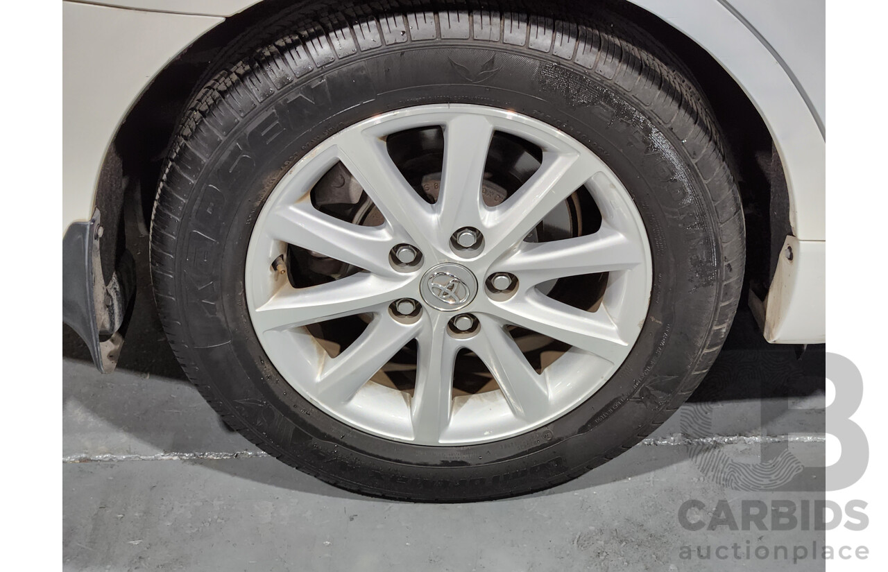 2/2010 Toyota Aurion AT-X GSV40R 09 UPGRADE 4d Sedan Diamond White 3.5L