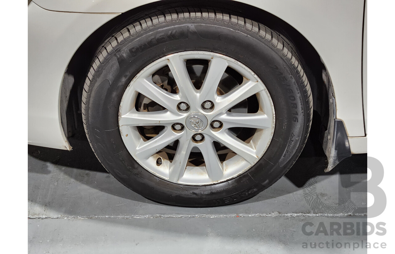 2/2010 Toyota Aurion AT-X GSV40R 09 UPGRADE 4d Sedan Diamond White 3.5L