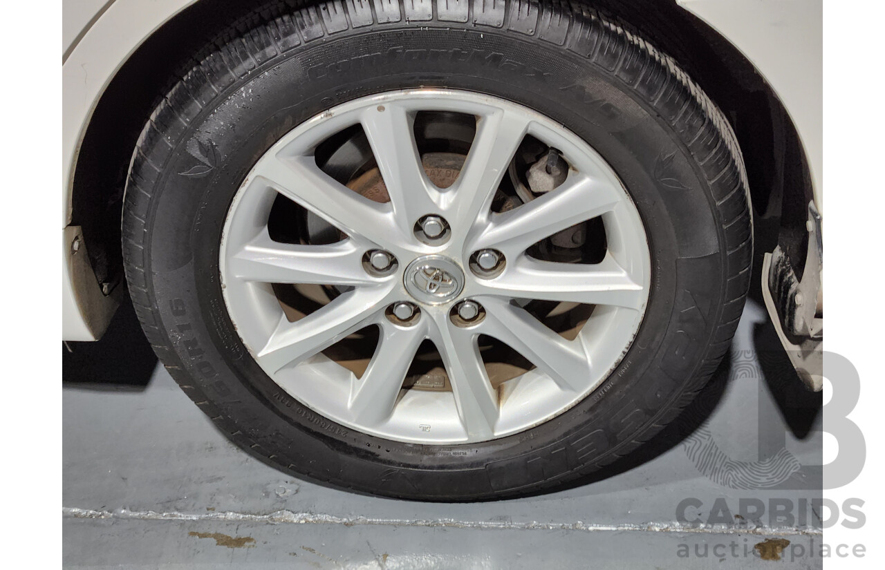 2/2010 Toyota Aurion AT-X GSV40R 09 UPGRADE 4d Sedan Diamond White 3.5L