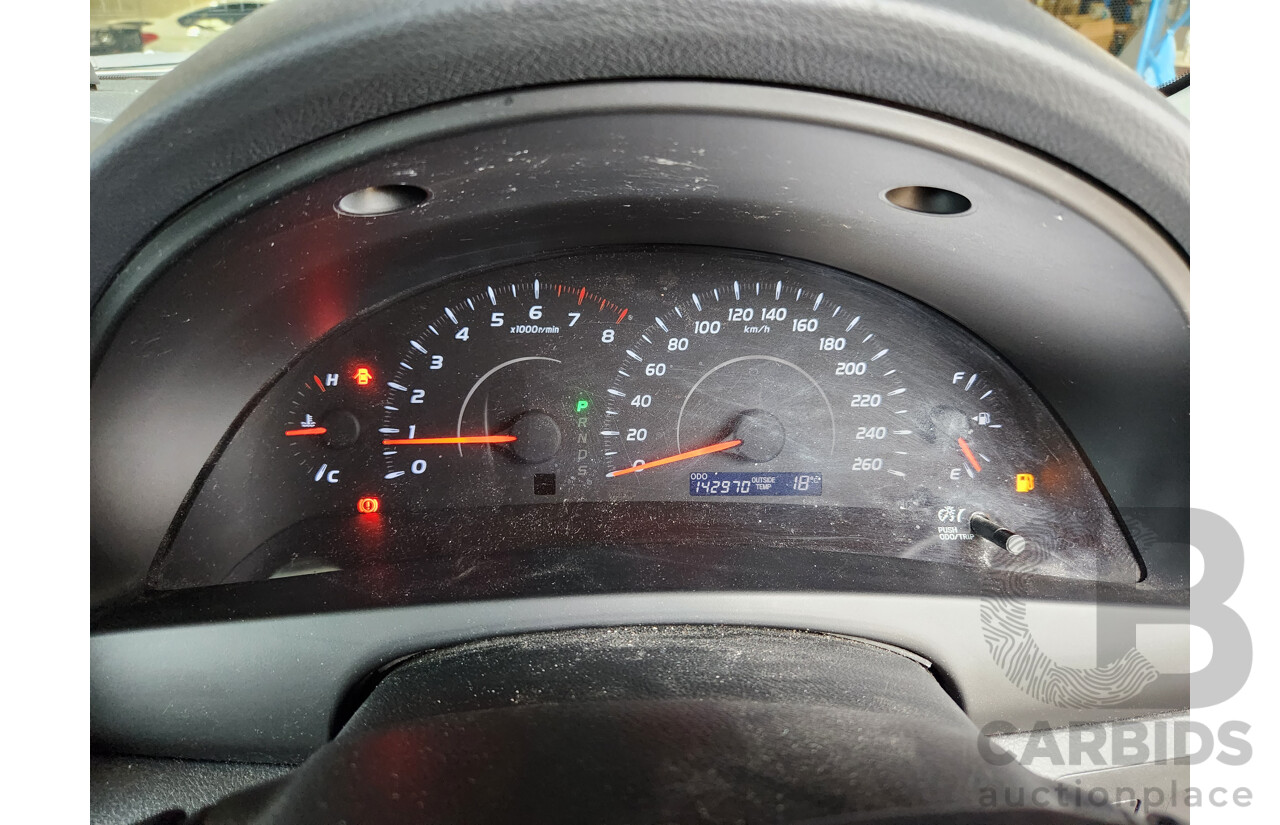 2/2010 Toyota Aurion AT-X GSV40R 09 UPGRADE 4d Sedan Diamond White 3.5L