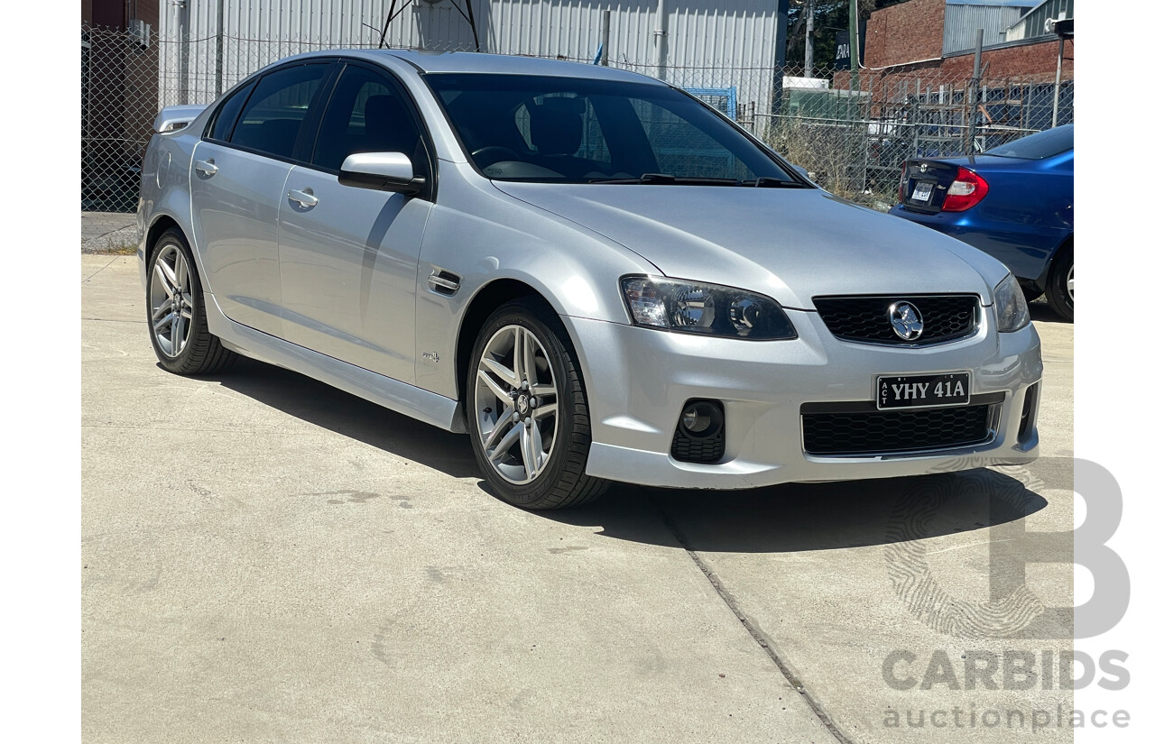 6/2012 Holden Commodore SV6 VE II MY12 4d Sedan Silver 3.6L