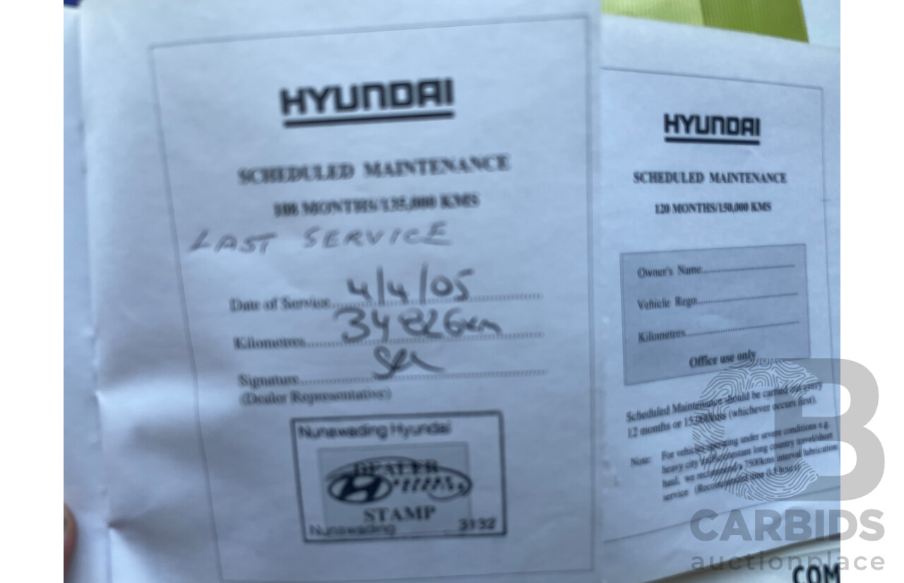 2/1996 Hyundai Lantra GL J2 4d Sedan White 1.8L