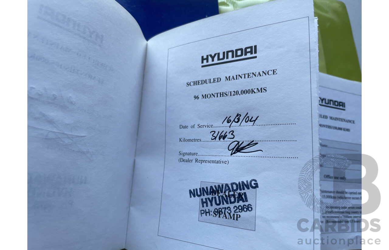 2/1996 Hyundai Lantra GL J2 4d Sedan White 1.8L