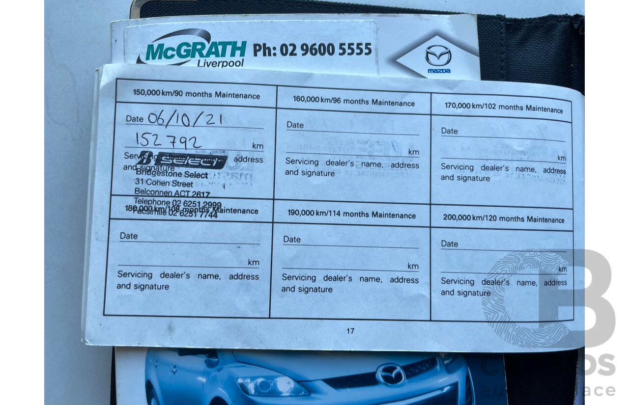 5/2011 Mazda Cx-7 Classic (fwd) ER MY10 4d Wagon Black 2.5L