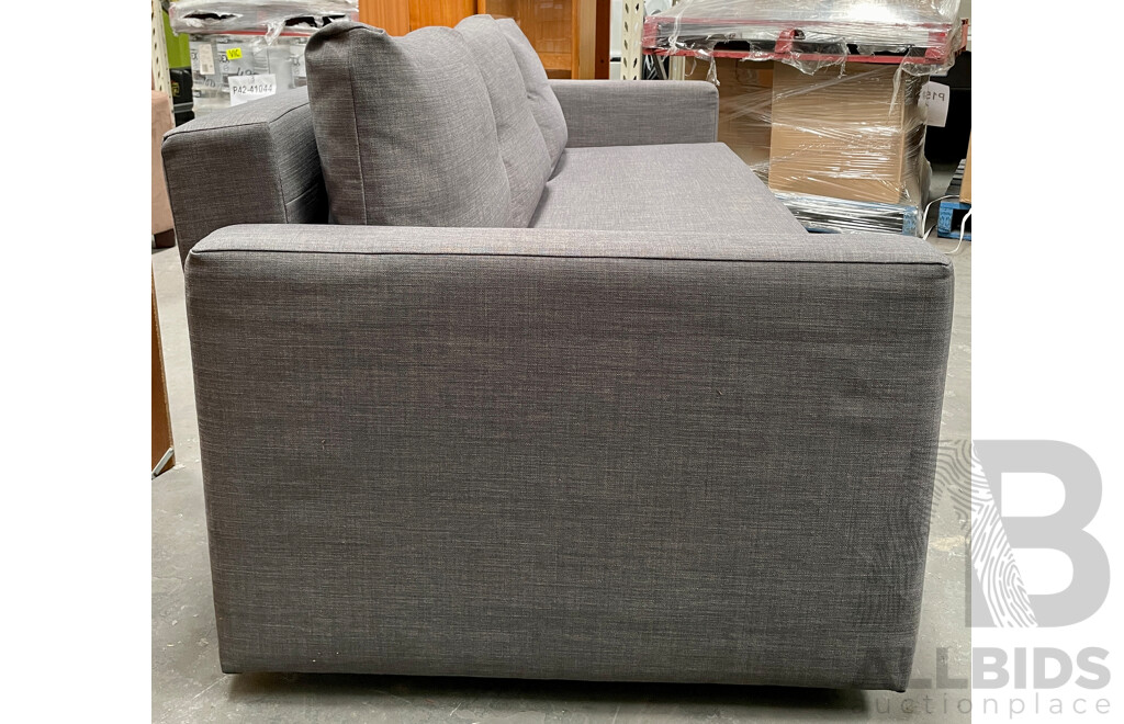 IKEA FRIHETEN 3-Seat Sofa-Bed Skiftebo Dark Grey