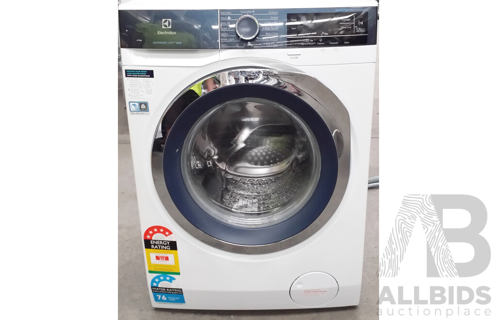 Electrolux 9kg Heavy Duty Front Load Washing Machine With Sensor Wash