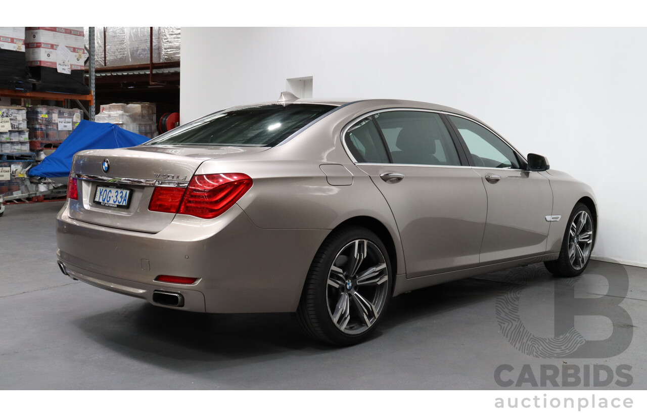 1/2009 BMW 740Li F01 4d Sedan Silver 3.0L Turbo