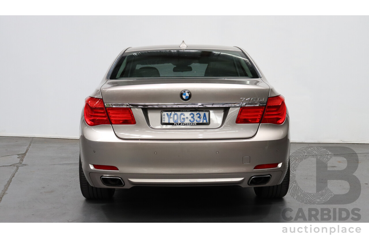 1/2009 BMW 740Li F01 4d Sedan Silver 3.0L Turbo