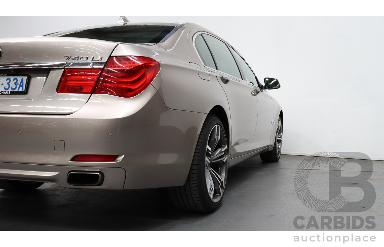 1/2009 BMW 740Li F01 4d Sedan Silver 3.0L Turbo