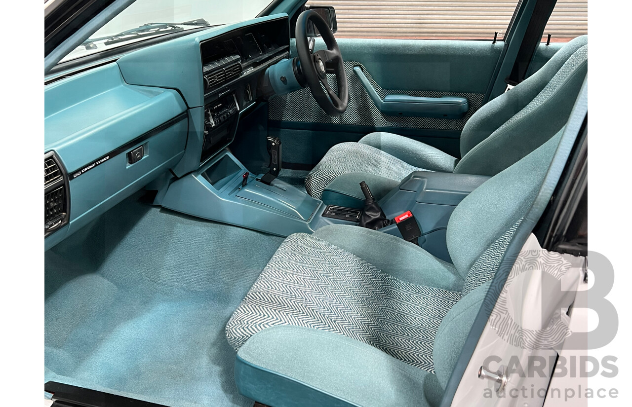 12/1984 Holden Commodore VK Group 3 Replica 4d Sedan White 6.0L V8