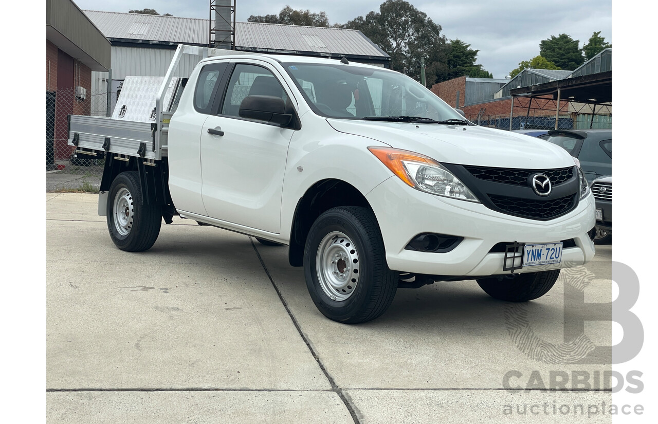 11/2013 Mazda Bt50 XT (4x2) MY13 Freestyle C/Chas White 3.2L