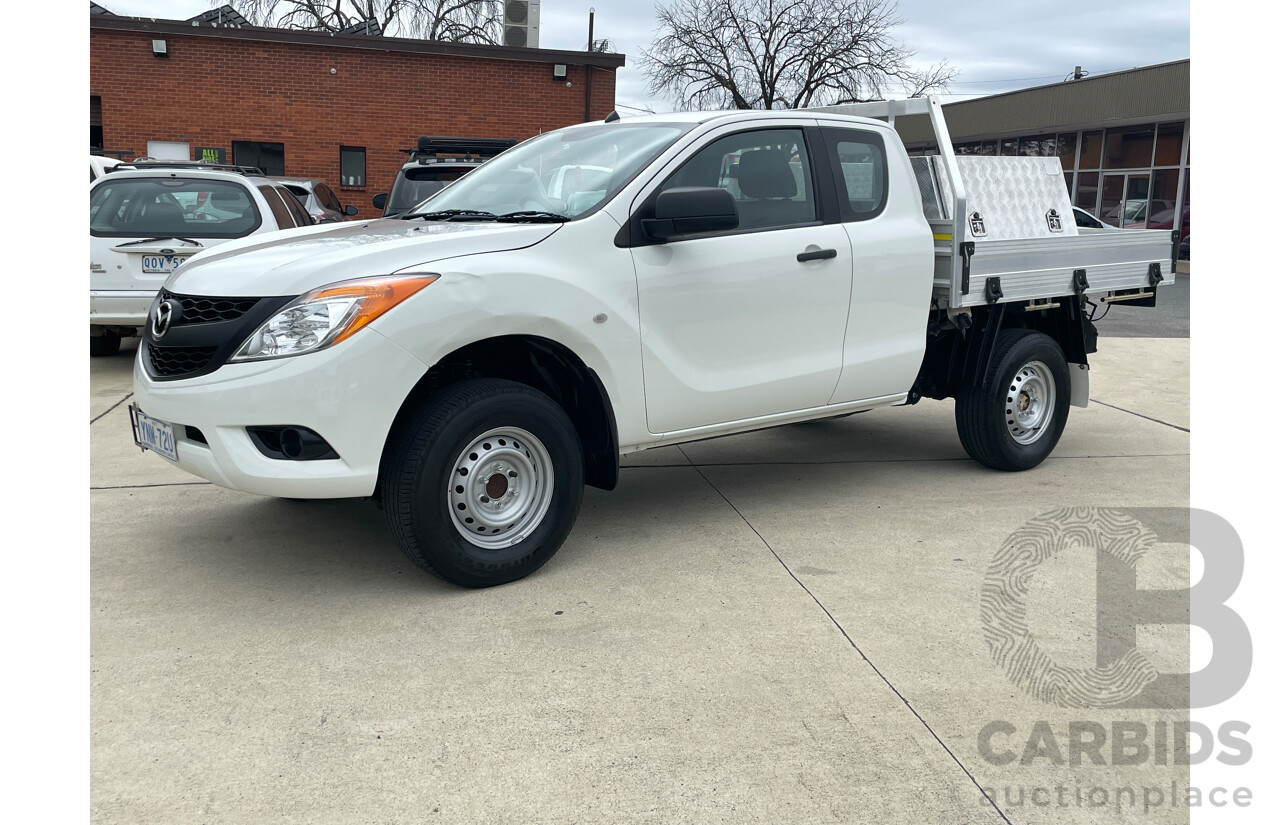 11/2013 Mazda Bt50 XT (4x2) MY13 Freestyle C/Chas White 3.2L