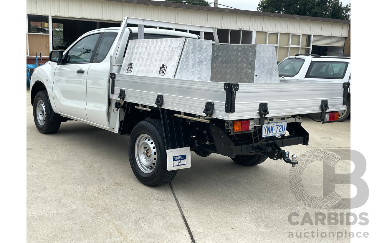 11/2013 Mazda Bt50 XT (4x2) MY13 Freestyle C/Chas White 3.2L
