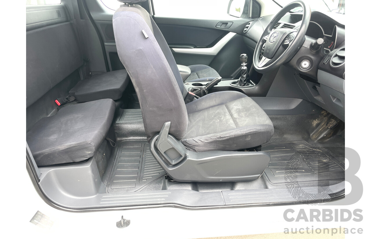11/2013 Mazda Bt50 XT (4x2) MY13 Freestyle C/Chas White 3.2L