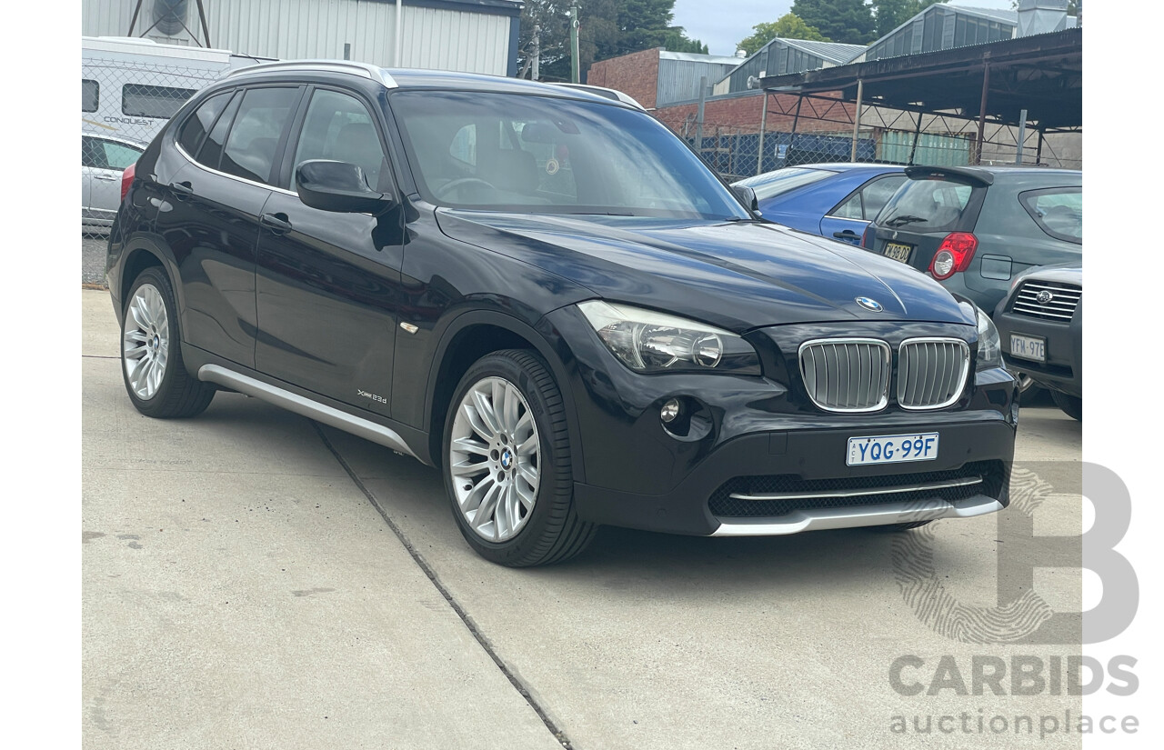 9/2010 Bmw X1 Xdrive 23d E84 4d Wagon Black 2.0L