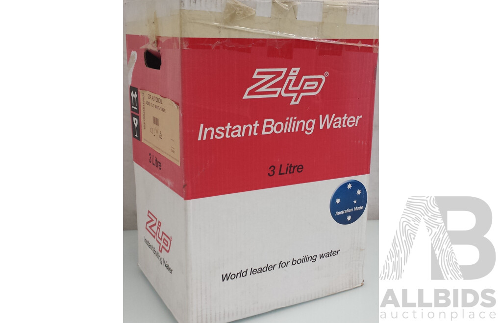 Zip Autoboil Wall Mounted 3 Litre Instant Boiling Unit With Timer - New