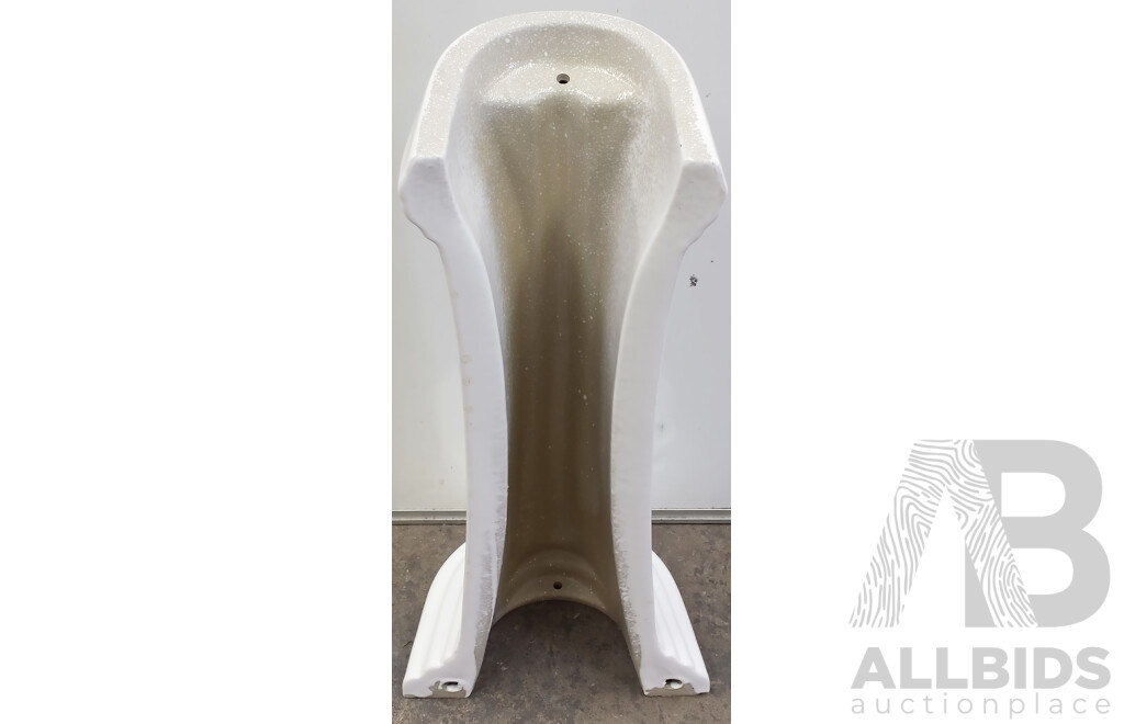 Caroma Vitreous China Vintage Style Hand Basin With Stand - New