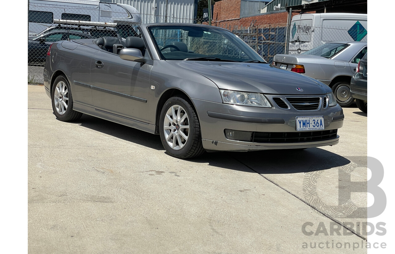6/2004 Saab 9-3 Linear MY04 2d Convertible Grey 2.0L