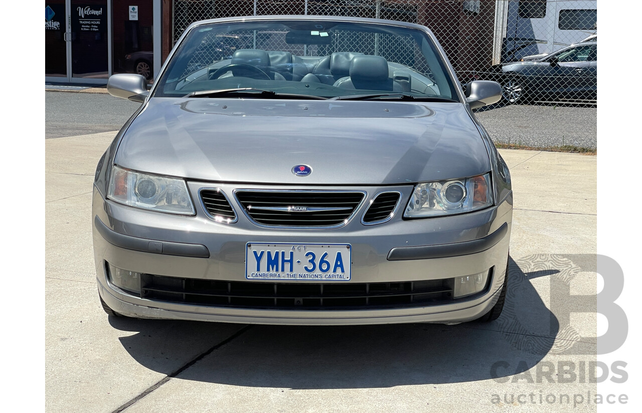 6/2004 Saab 9-3 Linear MY04 2d Convertible Grey 2.0L