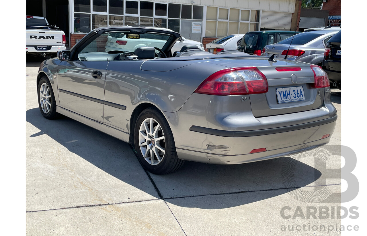 6/2004 Saab 9-3 Linear MY04 2d Convertible Grey 2.0L