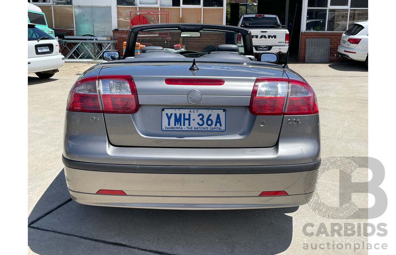 6/2004 Saab 9-3 Linear MY04 2d Convertible Grey 2.0L