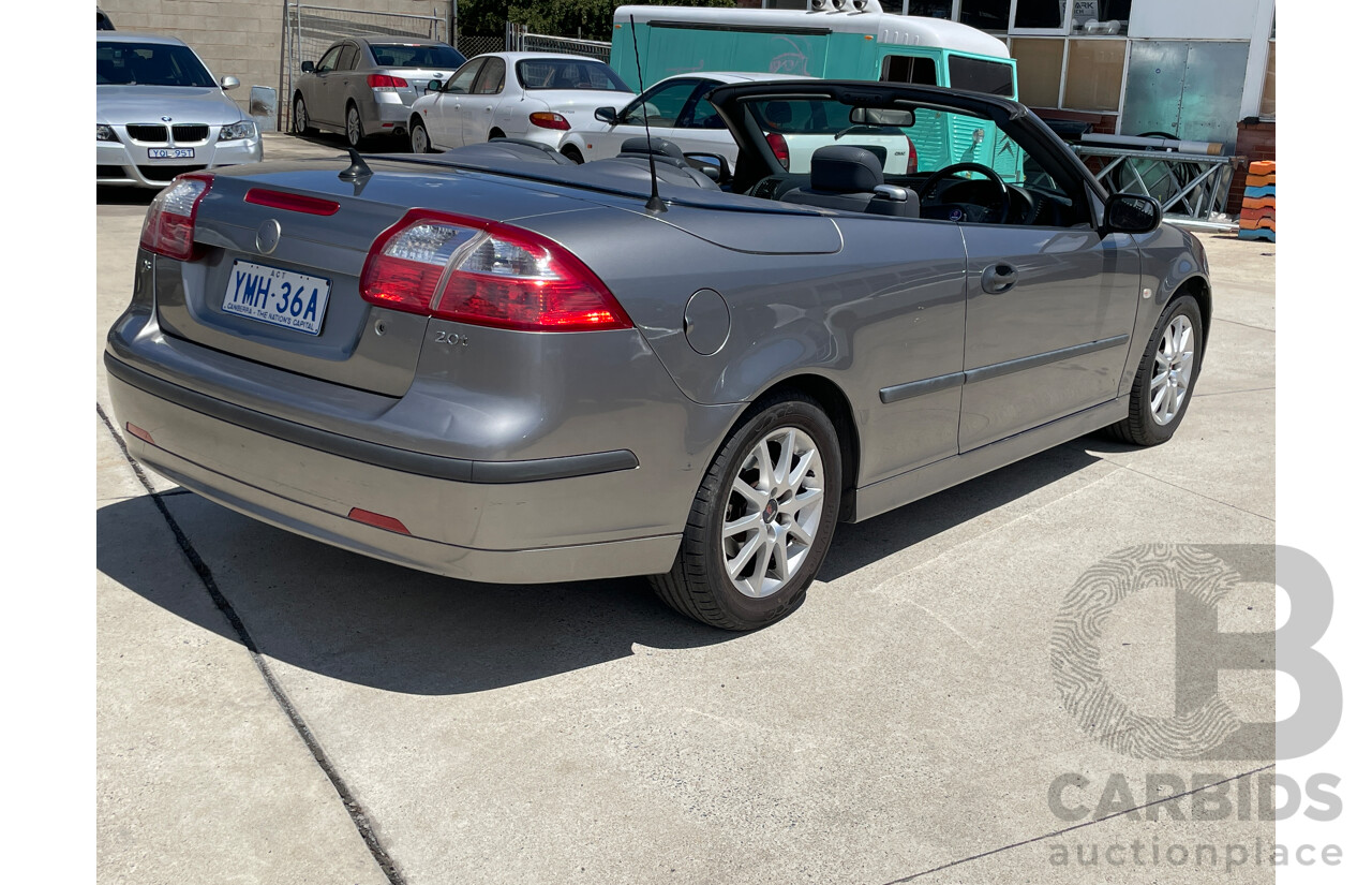 6/2004 Saab 9-3 Linear MY04 2d Convertible Grey 2.0L