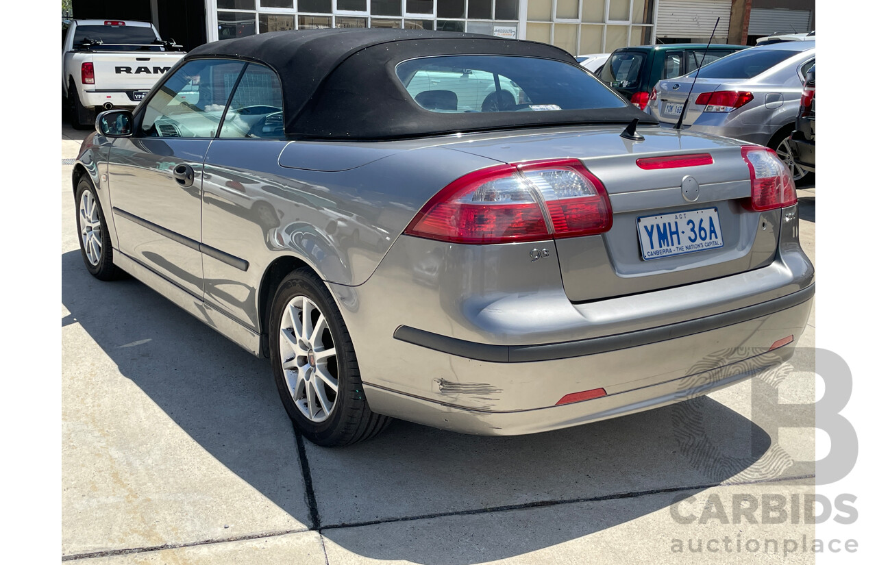 6/2004 Saab 9-3 Linear MY04 2d Convertible Grey 2.0L