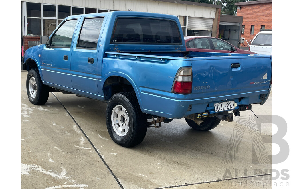 6/2002 Holden Rodeo LX (4x4) TFR9 - Lot 1436776 | CARBIDS