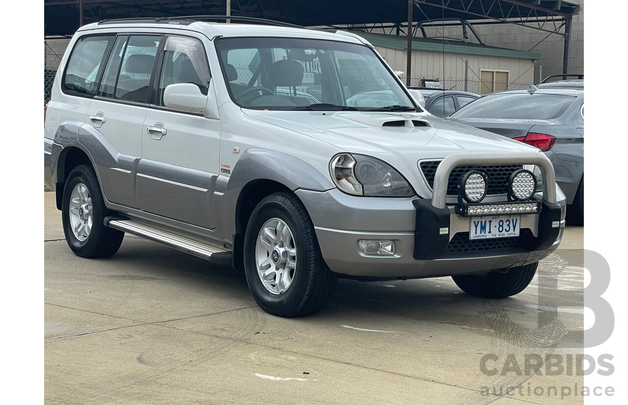 5/2006 Hyundai Terracan Highlander CRDi  4d Wagon White 2.9L