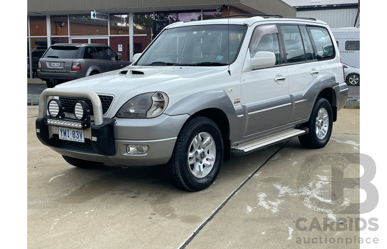 5/2006 Hyundai Terracan Highlander CRDi  4d Wagon White 2.9L