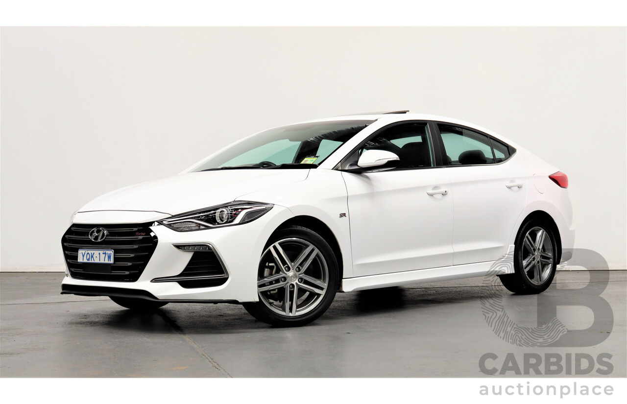 4/2018 Hyundai Elantra SR MY18 4d Sedan White 1.6L Turbo
