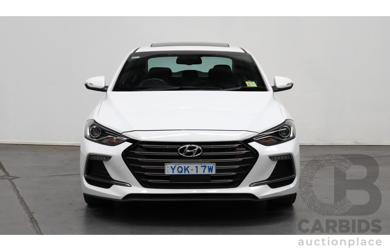 4/2018 Hyundai Elantra SR MY18 4d Sedan White 1.6L Turbo